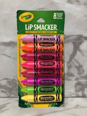 Lip Smacker Crayola "Best Flavor Forever" 8-Pack Moisturizing Lip Balm
